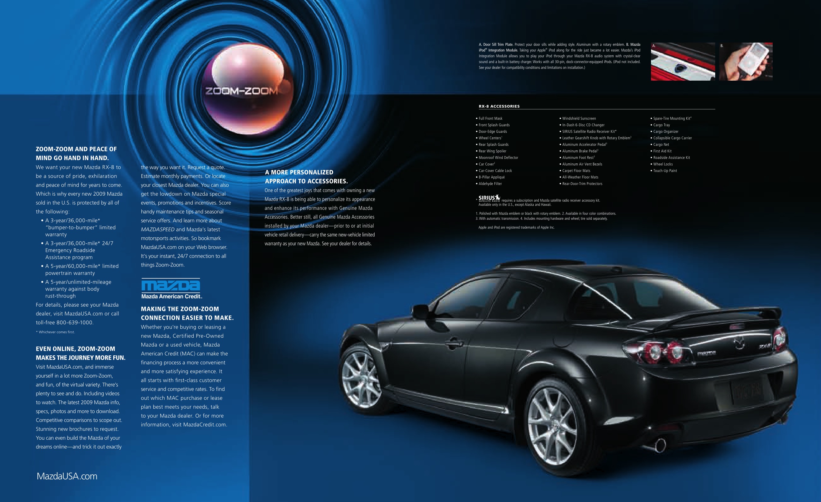 2009 Mazda RX-8 Brochure Page 3